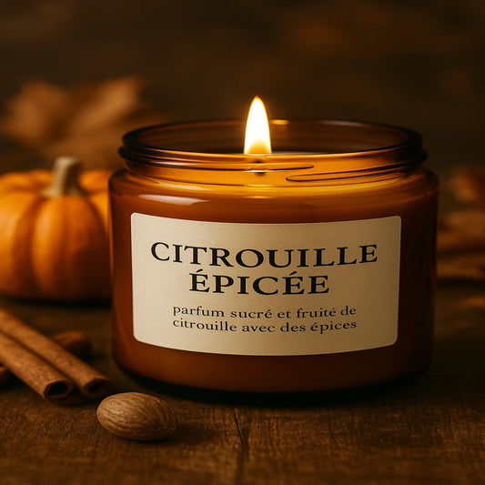 🍂 Bougie parfumée citrouille épicée
