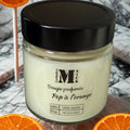 Bougie parfumée en cire de soya Pop à l'orange 9oz
