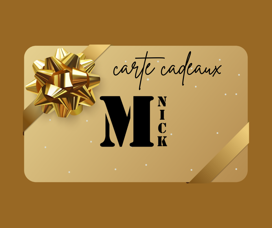 carte cadeau Confection M'Nick