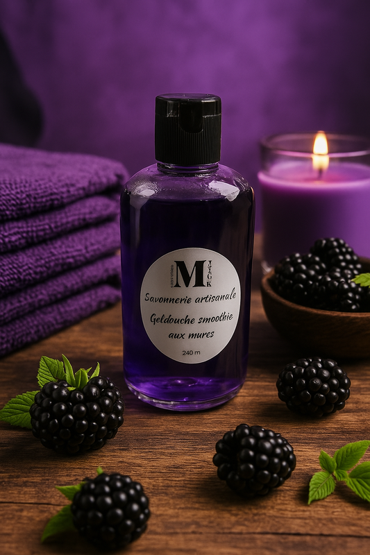 Gel de douche smoothies aux mûre 212ml